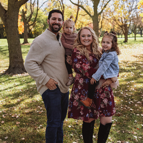 Dr. Stephanie Paiva with her husband and daughters